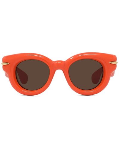 Loewe Lw40118I Inflated 42E Sunglasses - Red