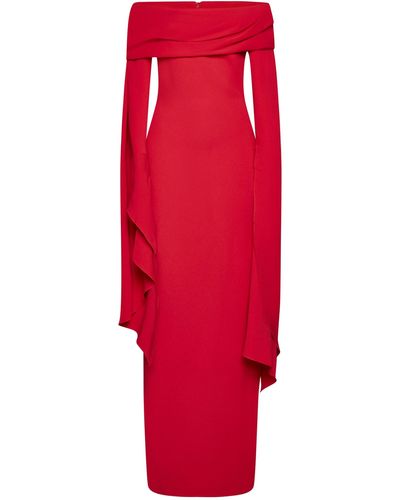 Solace London Arden Maxi Dress - Red