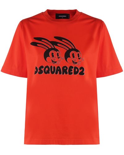 DSquared² T-shirt Bunnies - Red