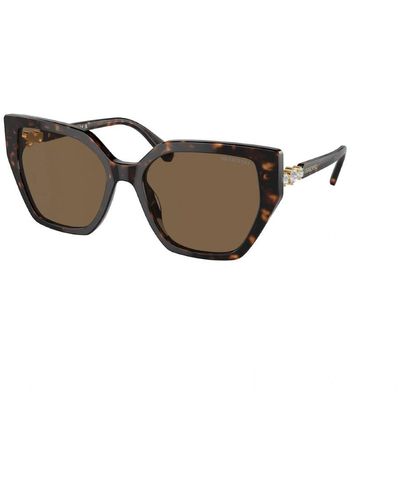 Swarovski Sk6016 100273 Sunglasses - Brown