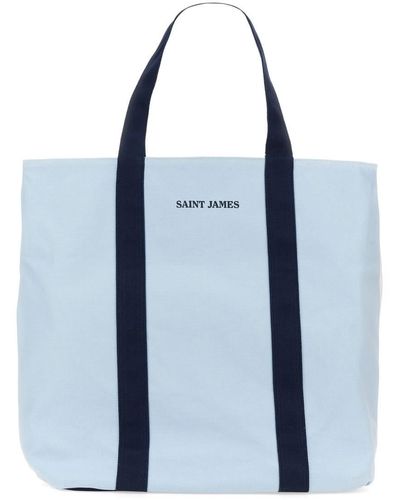 Saint James Reversible Tote Bag - Blue