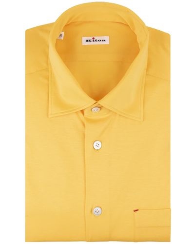 Kiton Nerano Shirt - Yellow