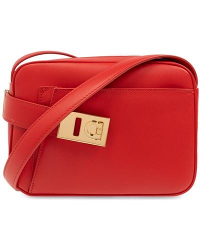 Ferragamo Archive Shoulder Bag - Red