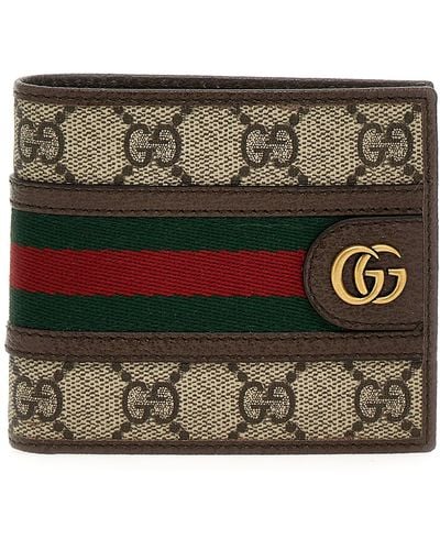 Gucci Ophidia Gg Wallet - Brown