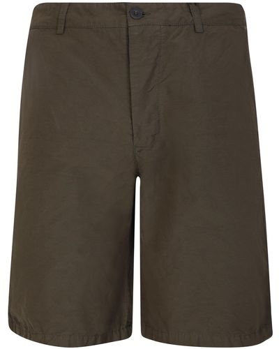 Original Vintage Style Original Vintage Nylon Military Bermuda Shorts - Gray