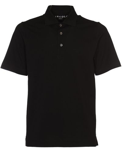 Circolo 1901 Buttoned Classic Polo Shirt - Black