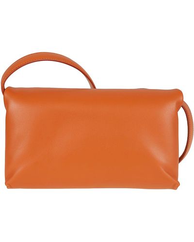 Marni Prisma Small Shoulder Bag - Orange