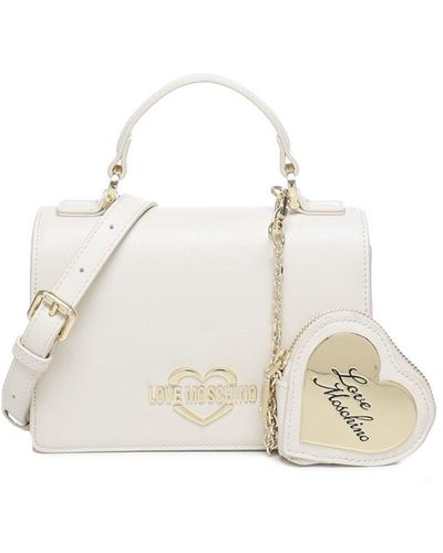 Love Moschino Hollies Logo Tote Bag - White