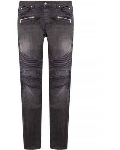 Balmain Jeans Black on SALE | Fashionesta
