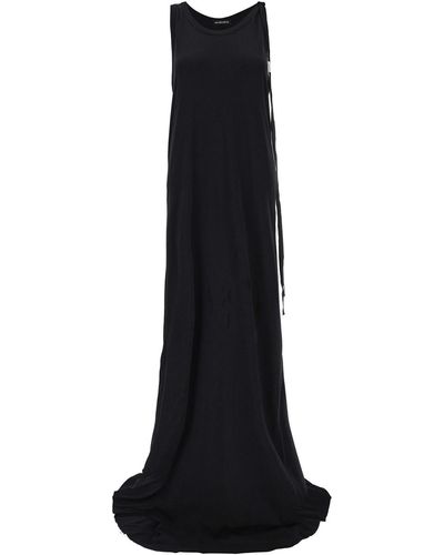 Ann Demeulemeester X-long Dresses - Black