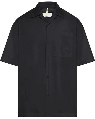 OAMC Black Cotton Blend Shirt