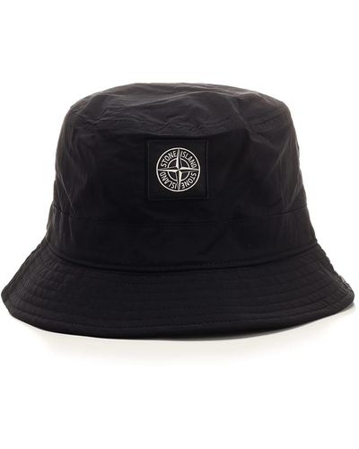 Stone Island Bucket Hat - Black