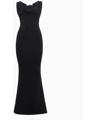 Vivienne Westwood Long Liz Jersey Dress - Black