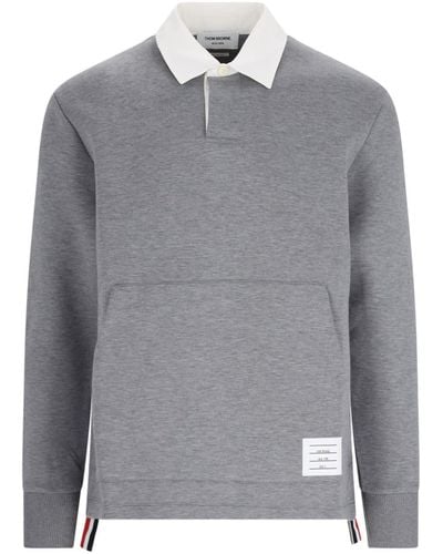 Thom Browne Polo Shirt "rugby" - Gray