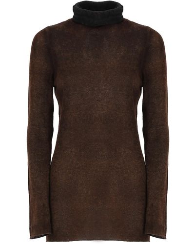 Avant Toi Cashmere Sweater - Brown