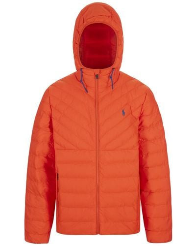 Polo Ralph Lauren Foldable Water Repellent Jacket - Orange