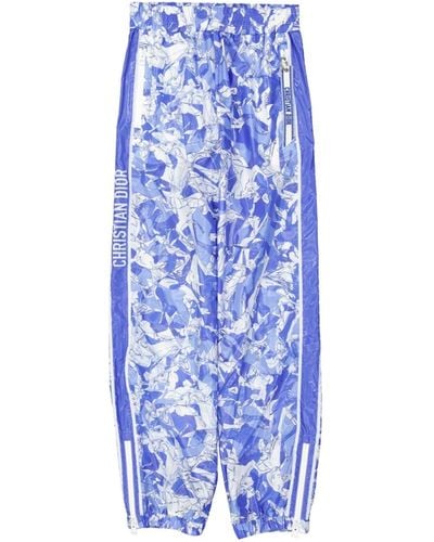 Dior Printed Trousers - Blue