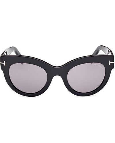Tom Ford Cat-eye Frame Sunglasses - Multicolour