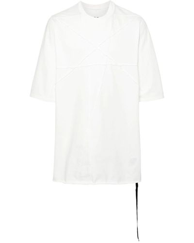 Rick Owens Star-embroidery Cotton Sweatshirt - White