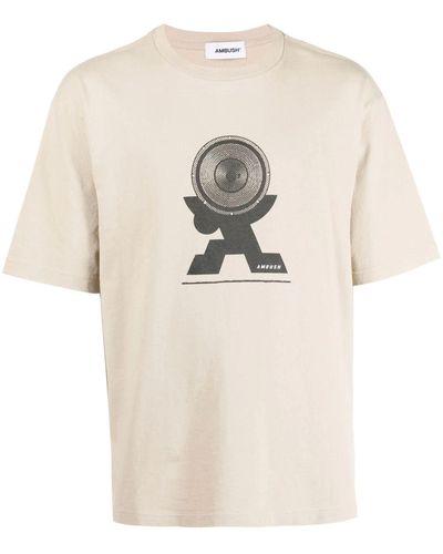 Ambush Sound Graphic T-shirt Curry/solar Power - Natural