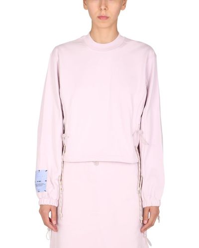 McQ "Drawcord" Sweatshirt - Pink