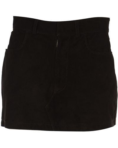 DFOUR® 5 Pockets Short Skirt - Black