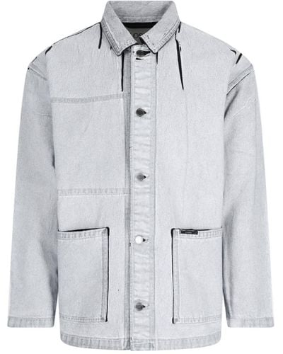 Closed Reversible Denim Jacket - Grey