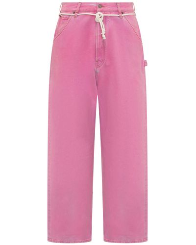 DARKPARK Iris Oversized Jeans - Pink
