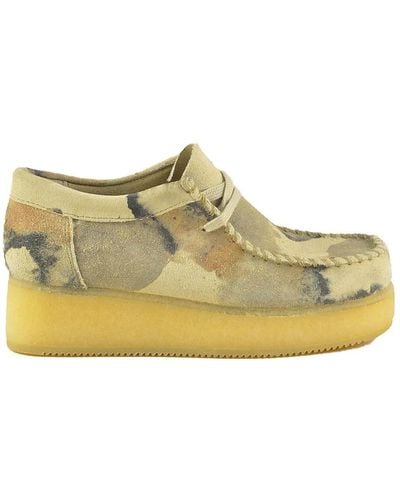 Clarks S Wallabee Shoes - Yellow