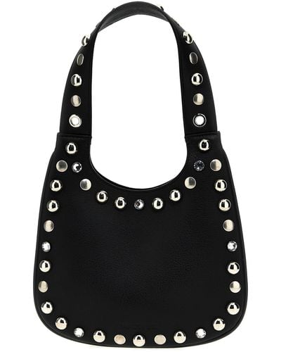 Panconesi Diamanti Saddle Bag S Handbag - Black