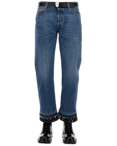Alexander McQueen Jeans In Denim - Blue