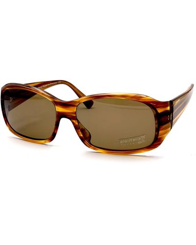 Alain Mikli A0465 Pact Polarizzato Sunglasses - Brown