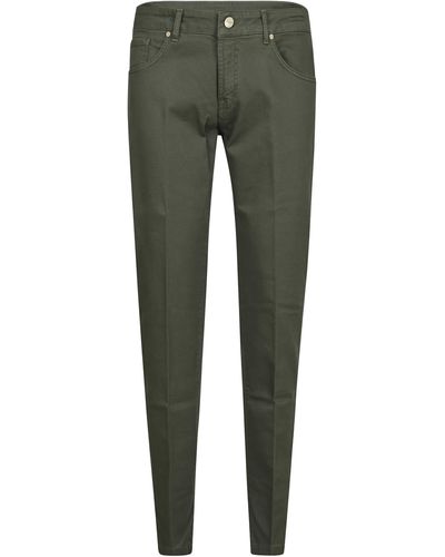 Sartorio Napoli Straight Buttoned Jeans - Green