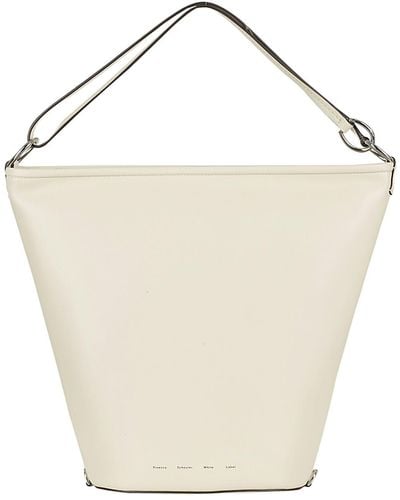 Proenza Schouler Leather Spring Bucket Bag - White