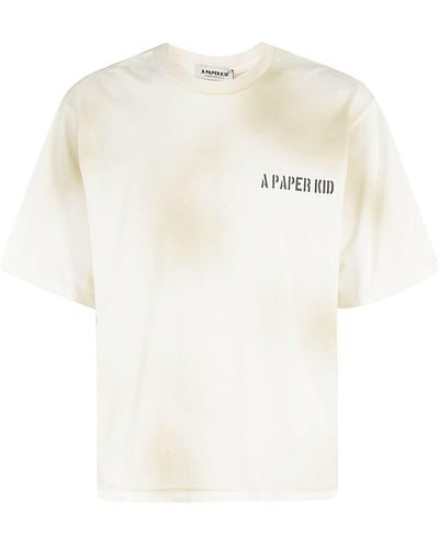 A PAPER KID T Shirt - White