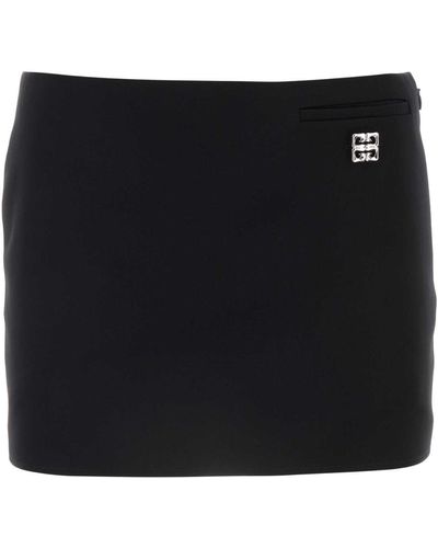 Givenchy Grain De Poudre Mii Skirt - Black