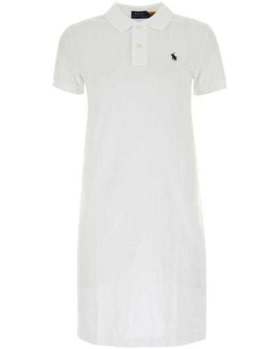 Polo Ralph Lauren Piquet Polo Dress - White