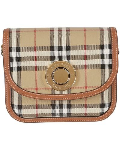 Leather purse Burberry Beige in Leather - 36845067
