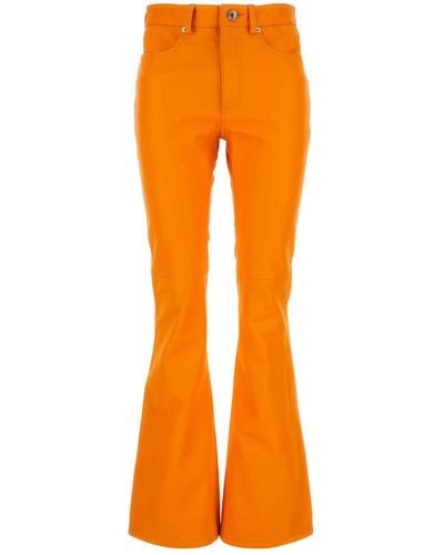 JW Anderson Leather Pant - Orange