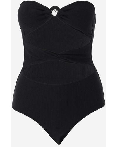 Karl Lagerfeld One-Piece Swimsuit - Black