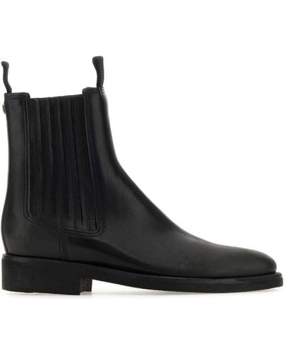 Golden Goose Leather Chelsea Ankle Boots - Black