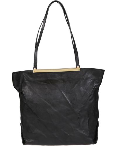 N°21 Barrette Stropicciata Shopping Bag - Black