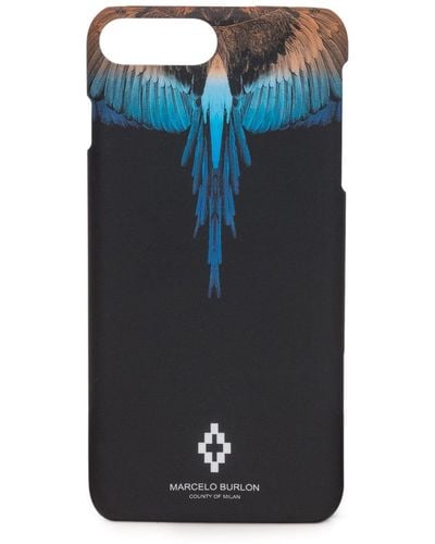 Marcelo Burlon Wings Iphone 8 Plus Case - Blue