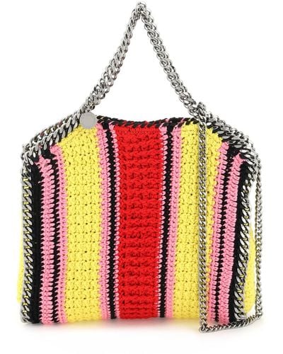 Stella McCartney 'falabella' Crochet Tote Bag - Red