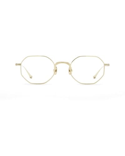 Matsuda M3086 Opt Brushed Gold Glasses - White