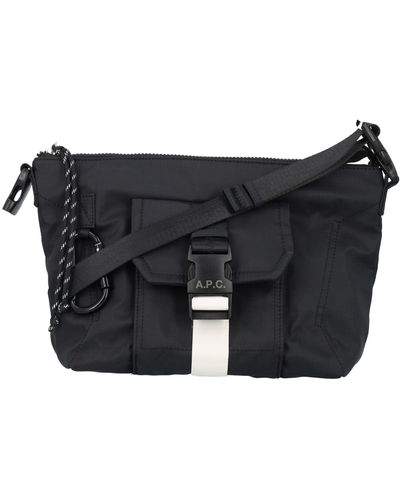 A.P.C. Treck Shoulder Bag - Black