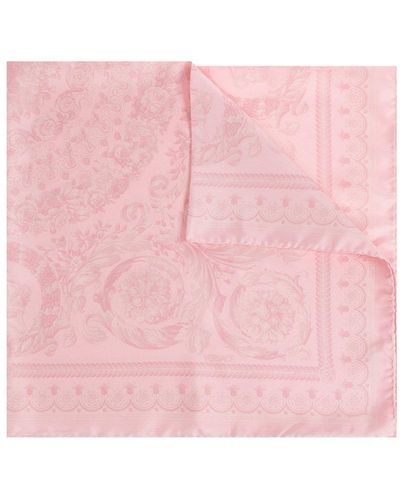 Versace Pattern-Printed Shawl - Pink