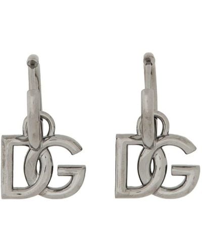 Dolce & Gabbana Hoop Earrings - Metallic