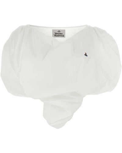 Vivienne Westwood Cotton Heart Top - White