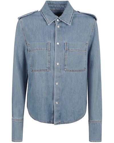 DARKPARK Glenn Button-Up Denim Shirt - Blue
